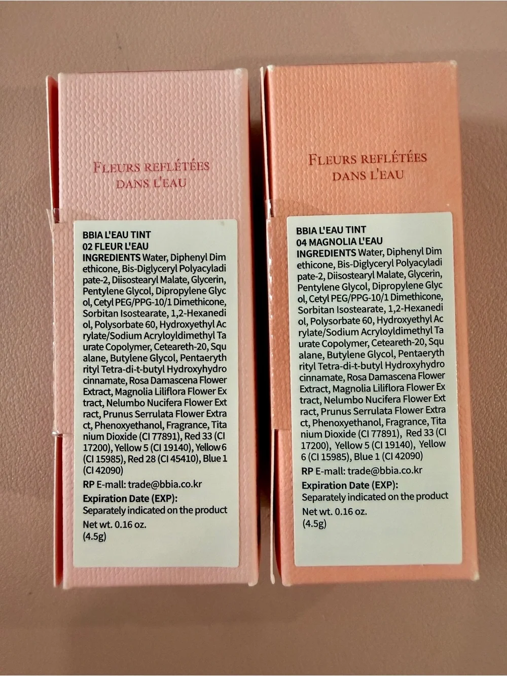 ✨ Brand New BBIA L’eau Tint Lip Stain Duo Set 02 & 04 ✨